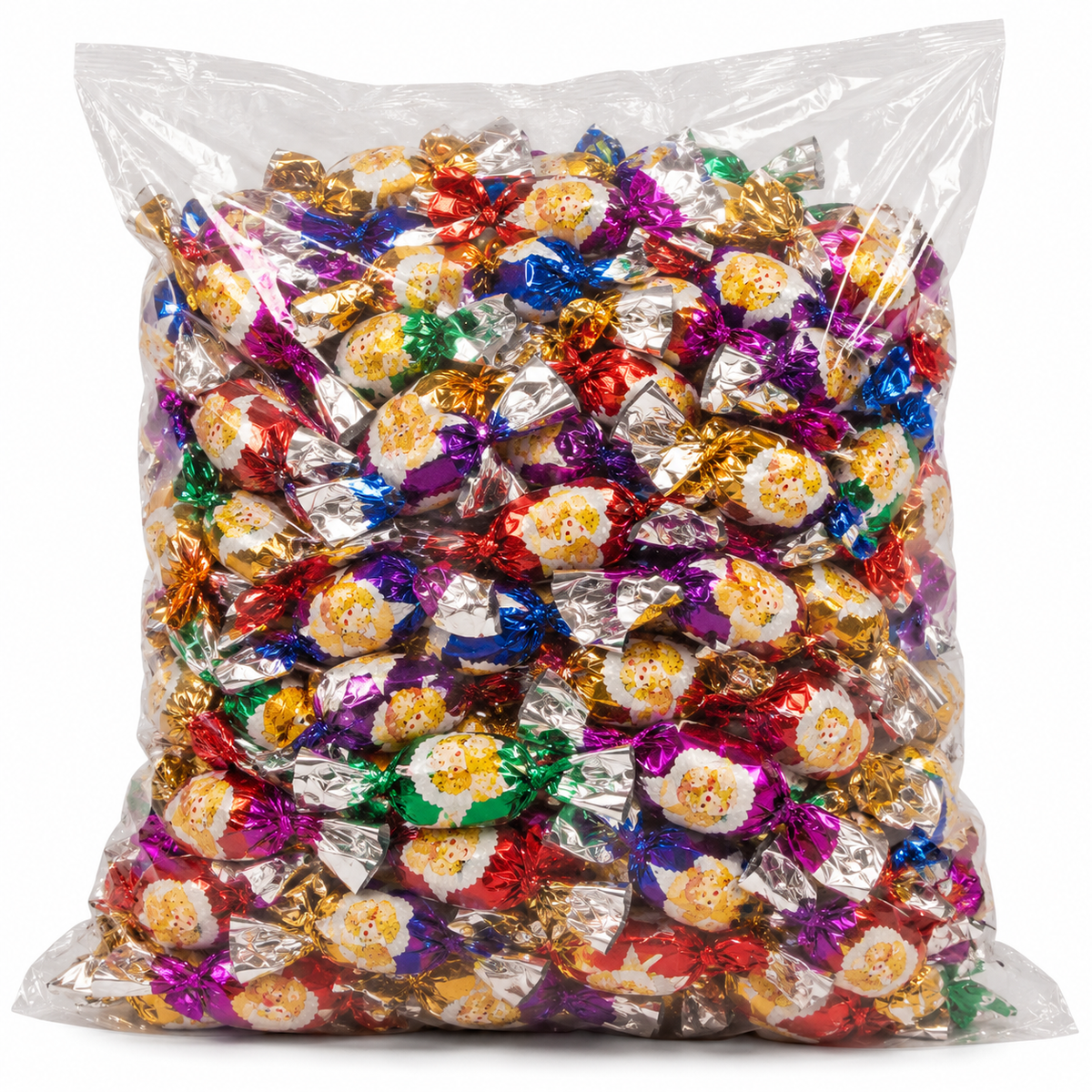 Bomboanele Copilăriei – Bomboane de brad în Ambalaje Colorate, Pungă de 5 kg