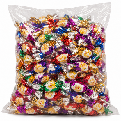 Bomboanele Copilăriei – Bomboane de brad în Ambalaje Colorate, Pungă de 5 kg